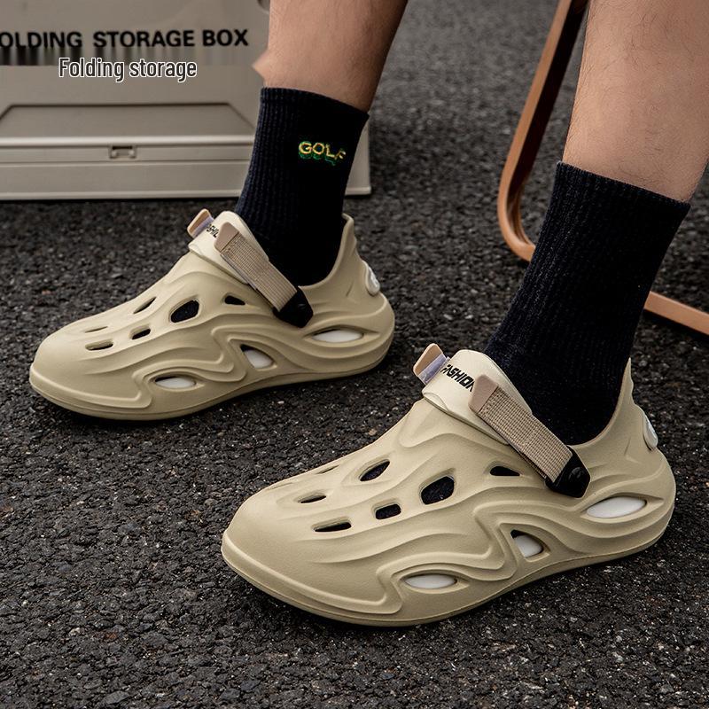 

Nanbo Wan Men s EVA Non-Slip Closed-Toe Beach & Outdoor Clogs 37 хаки