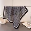 Plaid Print Headscarf Bandana Cotton Feel Neckerchief Square Scarf Women Decorate Hijab Skinny Office Wrap Shawl Soft Head Scarf