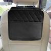 Car Seat Back Organizer, PU Leather Vehicle Backseat Hanging Storage Pocket, Multipurpose Auto Travel Essentials Accessories For Kids & Adults,