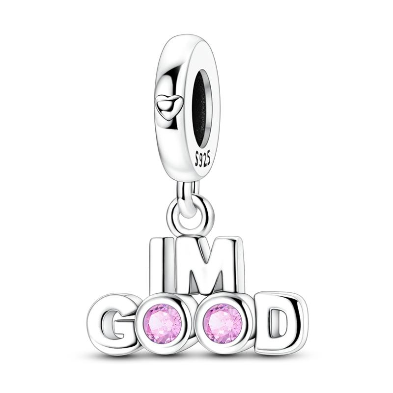 Original Copper Charms Beads Bear Black Swan Angel Cherry Charms Fit Bracelet Pendant Women Girl Diy Jewelry Gift