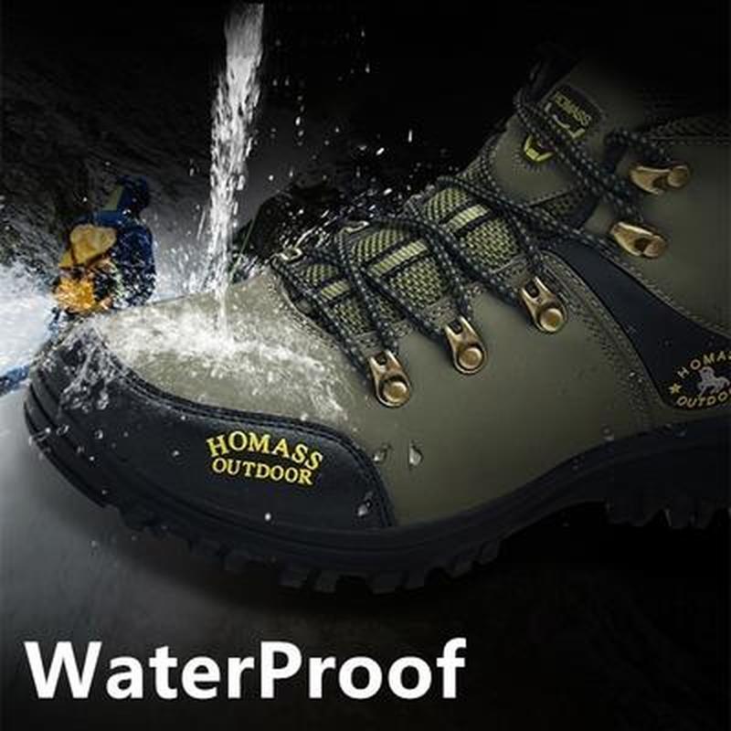 2024 Herren Warme Wasserdichte Stiefel Outdoor Sportschuhe Winter Schneestiefel für Männer Wanderstiefel 38-46