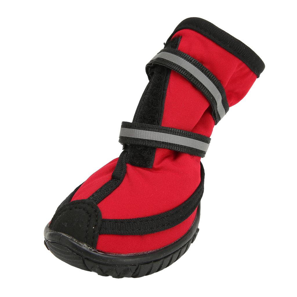 Dog Hiking Shoes Rubber Waterproof Slip Resistance Summer Breathable Adjustable Reflective Pet Paw Protectors for Outdoor