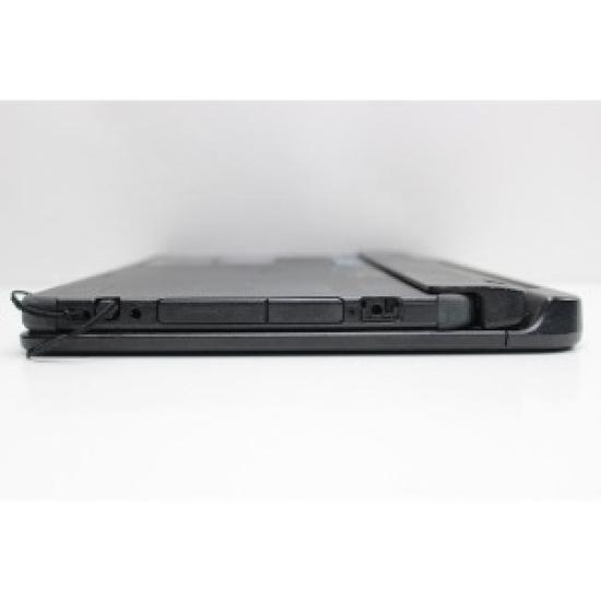 Used Fujitsu ARROWS Tab Q5011 Pentium Silver 2-in-1 Laptop with 256GB eMMC, 8GB RAM, WPS Office, Camera, and Tablet PC/black