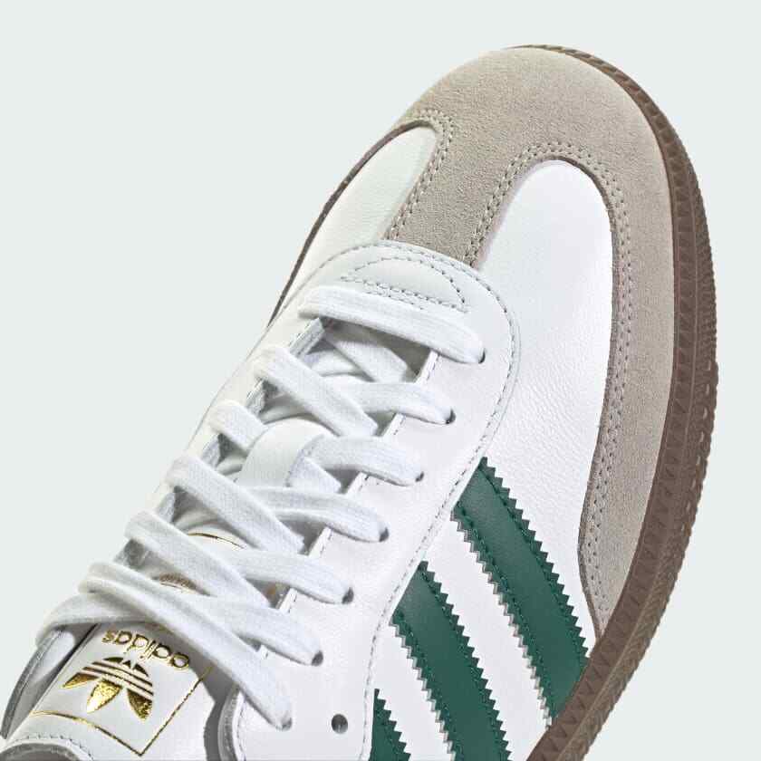 JH8797 Adidas Originals Samba OG Cloud White Collegiate Green Clear Granite (Men