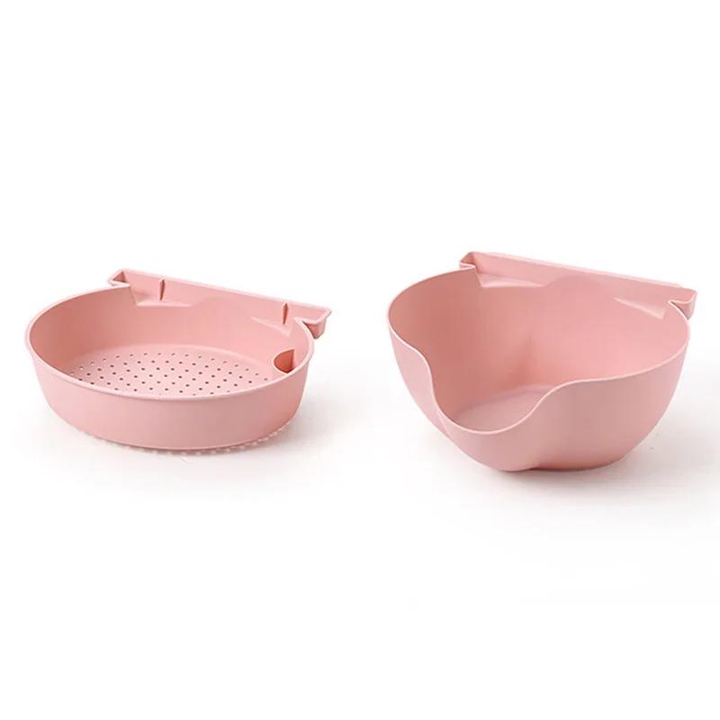 Lazy Snack Bowl Plastic Drainable Multifunction Eat In Bed Snack Storage Box Plate Organizer Fruit Plate Bowl with Phone Holder