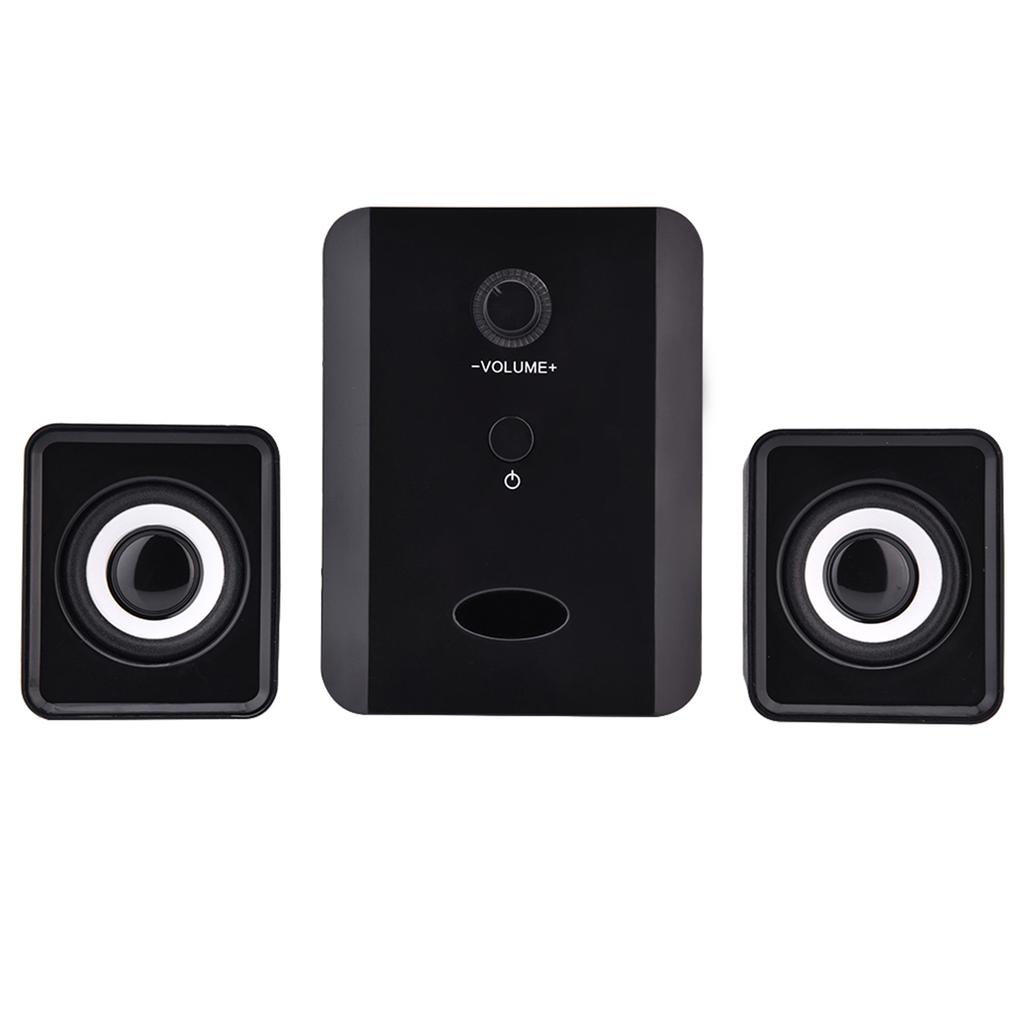 Mini USB Cablat Difuzor Combinat Bass Stereo Music Player Subwoofer pentru Telefon Laptop Negru