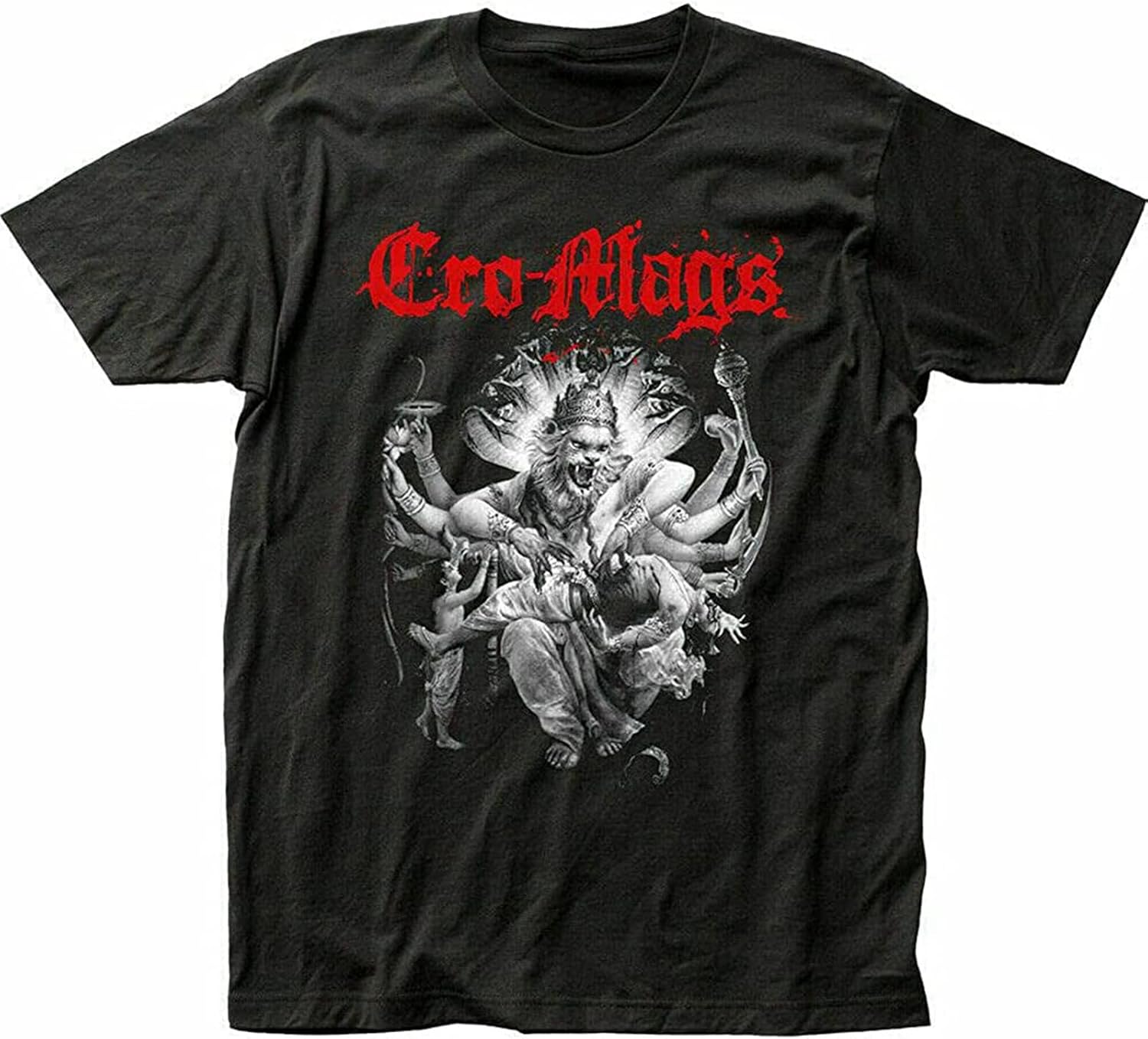Cro-Mags Best Wishes T Shirt Mens Rock N Roll Music Band Tee XS чёрный