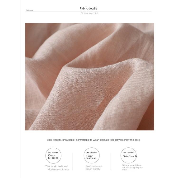QICED Solid Color Doll Collar Cotton Linen Sleeveless Shirt Women's Summer Age Reduction Wear Both Sides of The Slimming Shirt Casual Linen Blouse