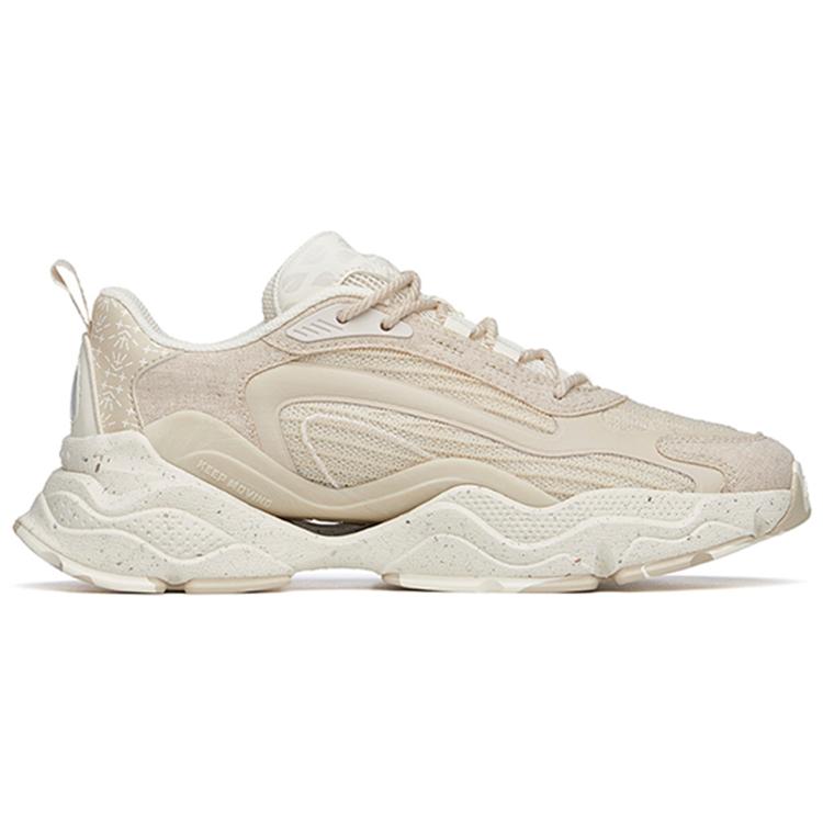 Anta Millennium Textile, Synthetic Leather Cushioning Slip Resistant Abrasion Resistant Low Top Casual Shoes Women's 122228890-7