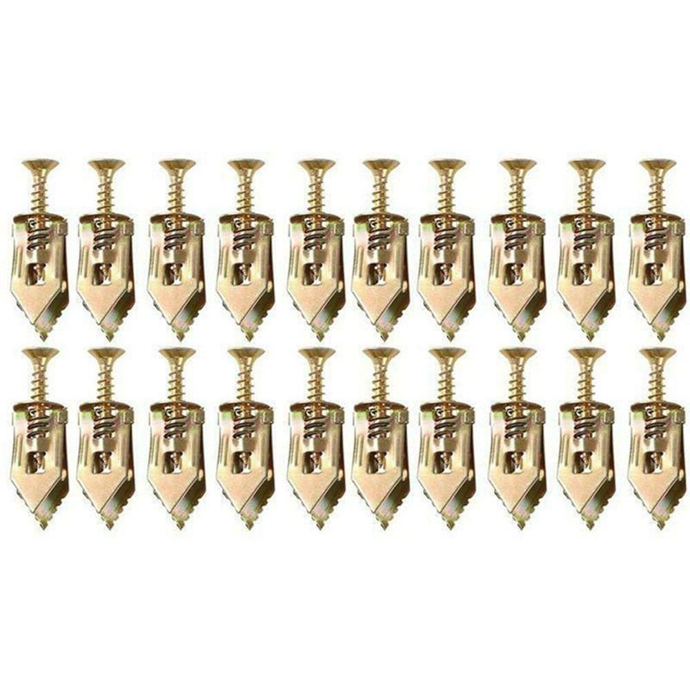 For Plasterboard Wall Self-Tapping Screw Expansion Nails Self Drilling Drywall Anchors with Screws