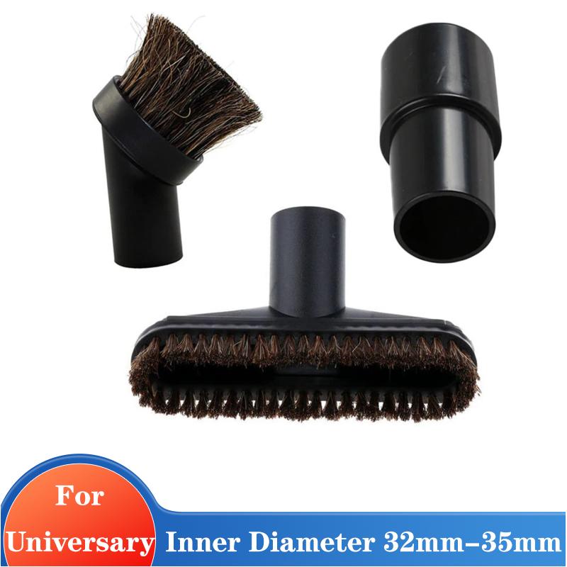 3pcs/set Vacuum Cleaner Brush Head Nozzle with 32 / 35mm Adapter Vacuum Cleaner Replacement Attachment Spare Parts
