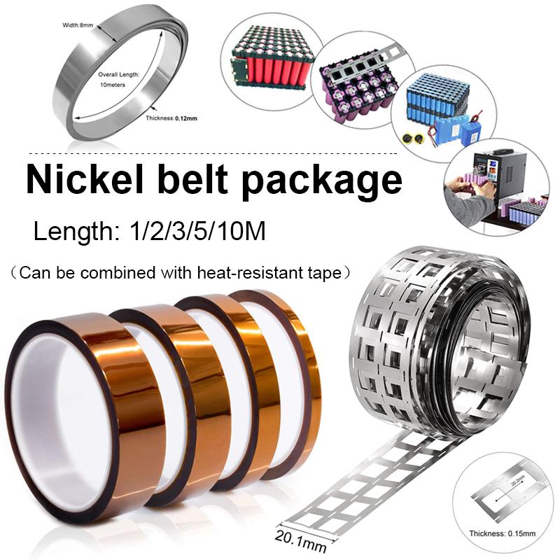 1-10M Li-ion Battery Nickel Plate Nickel Plated /1set Pure Nickel Finger Insulating Tape Connector Spot Welding Machine