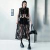 XITAO Lace Patchwork Sleeveless Dress GYX1661