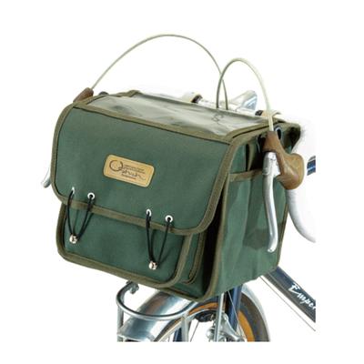 Bolso Frontal de Avestruz Verde [F-104]