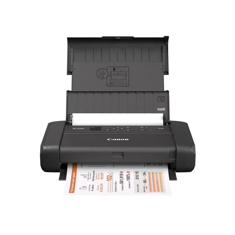 

Canon TR150 Wireless Portable Color Printer CN plug (adapter included)