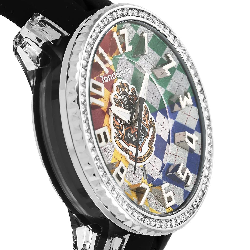 Watch Harry Potter Collection Hogwarts Model Multicolor Dial Nylon Mineral Glass Quartz Limited To 300 Production Model 42MM Watch TY930069 Black