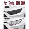 2 Pcs Car Headlight Protective Film Front Light Transparent Smoked Black TPU Sticker For Toyota RAV4 XA50