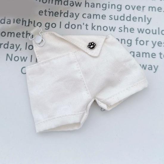 Oblečení pro panenku 17cm La Bubu Rybářský klobouk a sada overalů