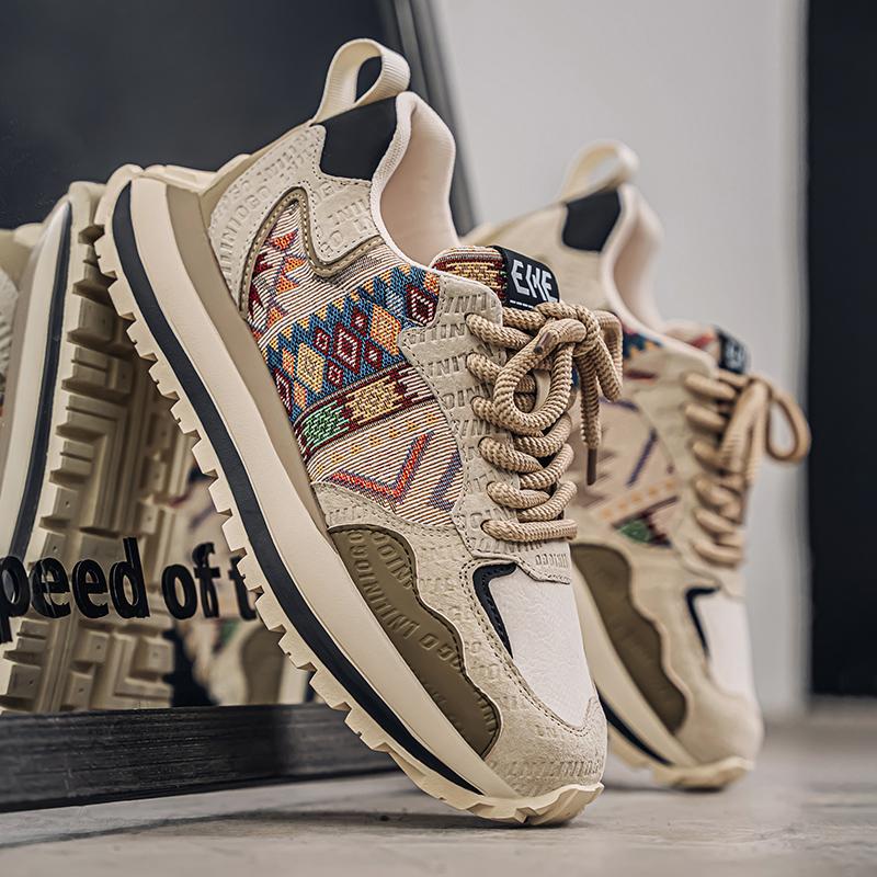 Neue Modeschuhe Herren Sneaker Leichtgewichtige Dicksohlige Freizeitschuhe Rutschfeste Tennis Sportschuhe Athletische Zapatillas