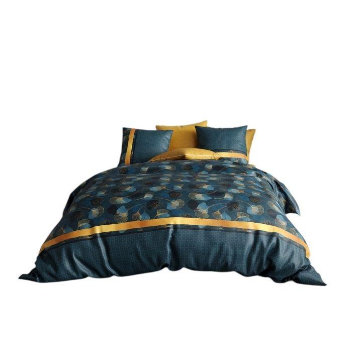 Parure de couette - Ginko - 240x260 cm - 100% coton - Douceur et confort durable
