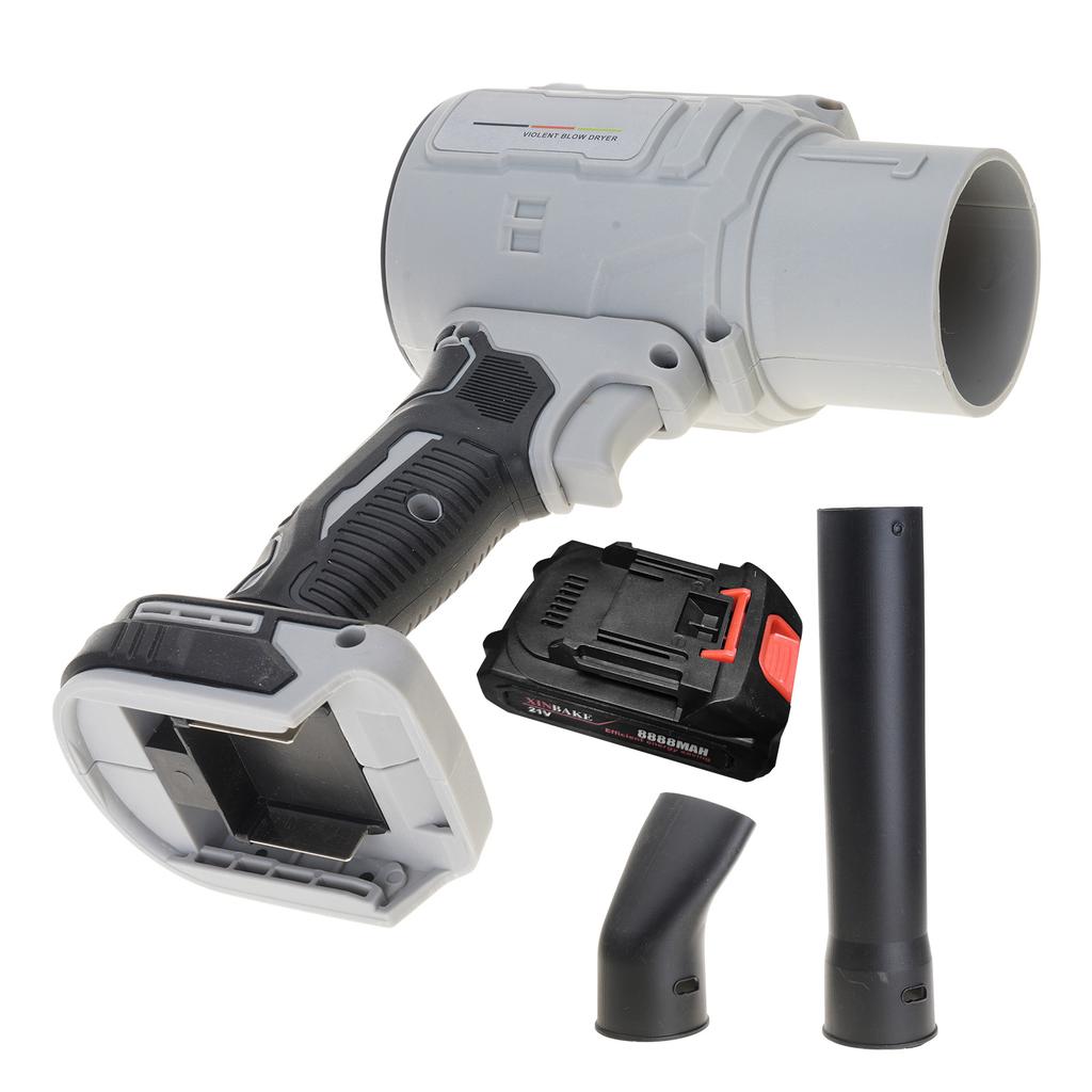 Akumulatorowa dmuchawa Turbo Jet 21V Wysokiej mocy dmuchawa do liści do mycia samochodu i pielęgnacji trawnika Idealna do użytku domowego na zewnątrz