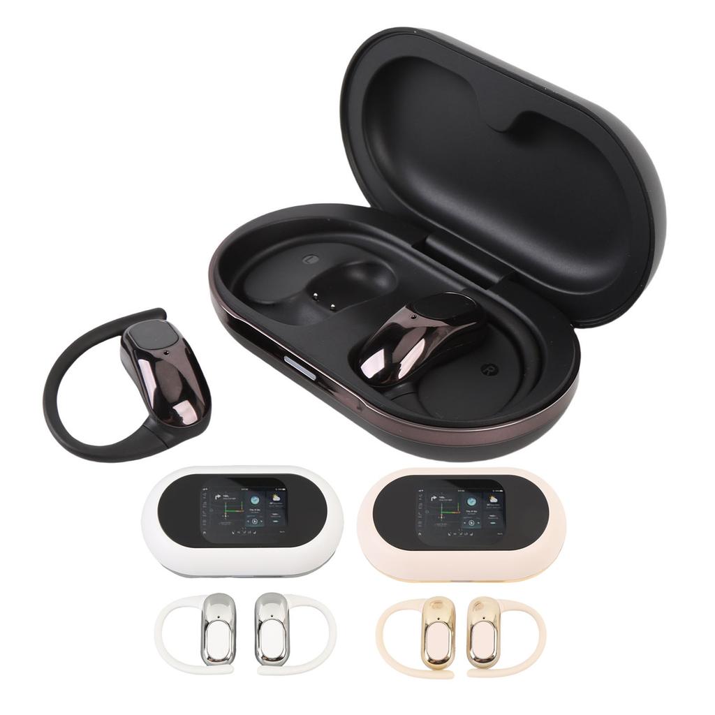 Smart Translation Earbuds Full Color Touch Screen HIFI Sound Quality Multi Languages Bluetooth Trans