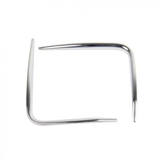 2pcs Chrome Rear Fog Lamp Cover Trim Treatment for Subaru Crosstrek XV 2018-