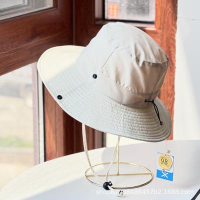 Cool Quick-drying Bucket Hat Women's Summer Light Sun Hat Outdoor Mountaineering Hat Travel Windproof Sun Hat