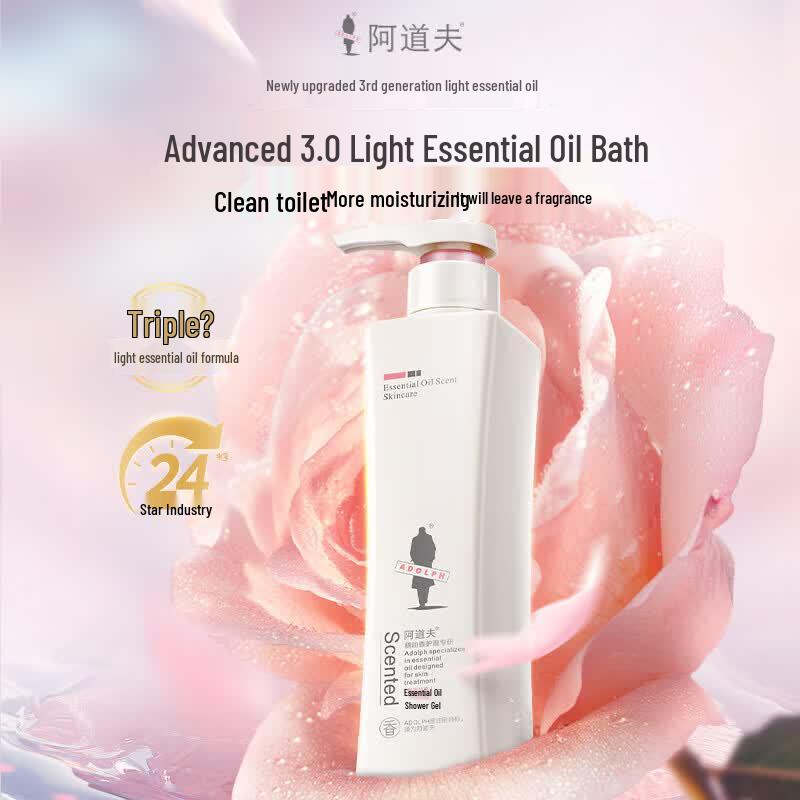 Adolphe Essential Oil Shower Gel, Charming Classic Scent
