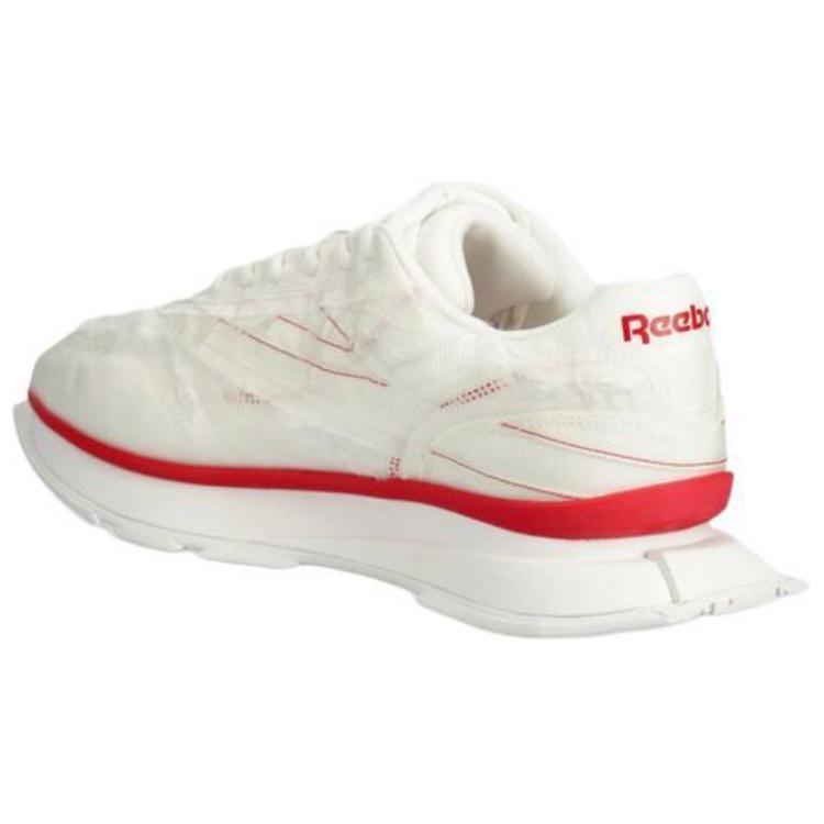 Reebok Kanghyuk X  Classic Leather Ltd Comfortable Versatile Low-Top Running Shoes Men sneaker White Red RMIA04CC99FAB0010300
