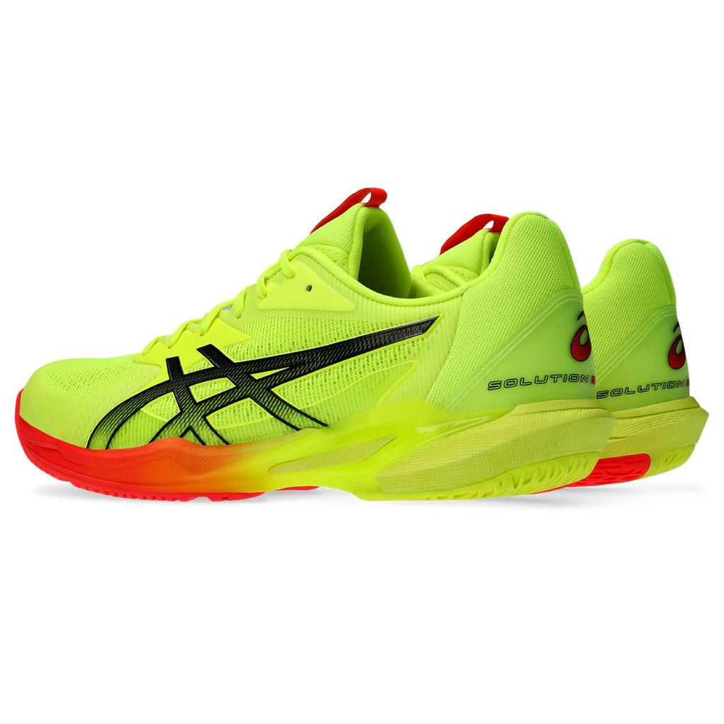 ASICS SOLUTION SPEED FF 3 PARIS Tennis Size Shoes, 1041A479, Men's Safety, Yellow/Black, 25.5