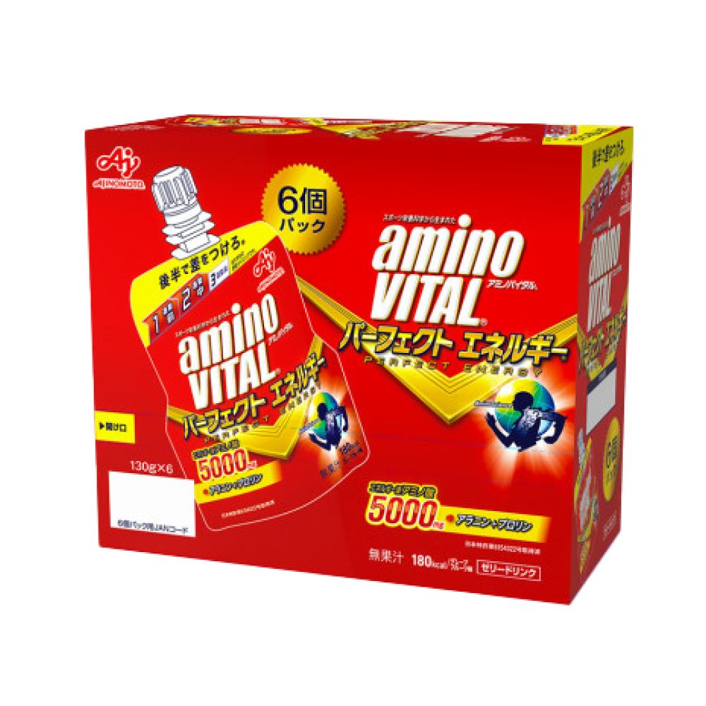 Amino Vital Perfect Energy Gel 180g 6 pcs 1 Box Ingredients: may be subject to change at the manufacturer’s discretion. For | 180g 6 pcs