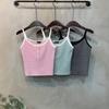 C S In The Room STripe BuTTon SleeveleSS T ShirT 3 ColorS