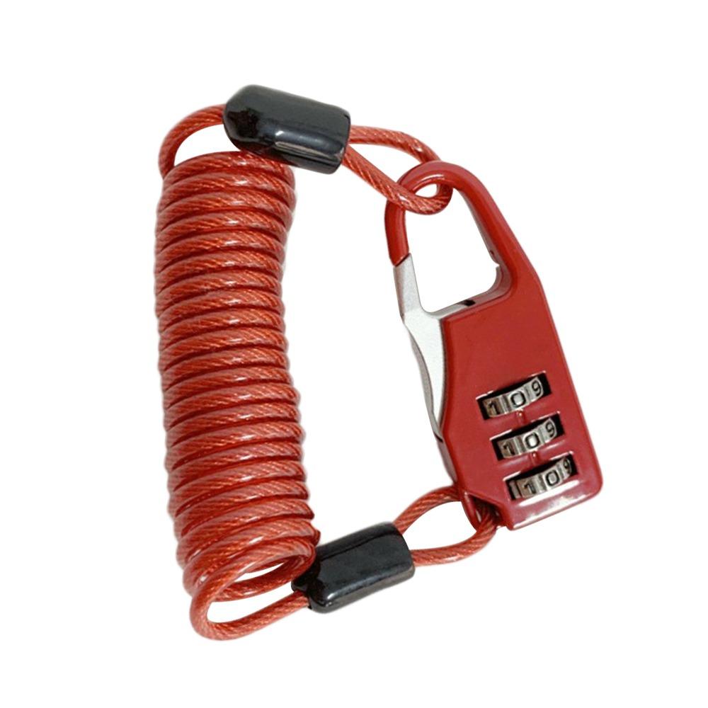 Multifunctional Anti-theft Wire Rope Padlock 3-digit Locks Security Code Security Lock Number Code Smart Combination Lock