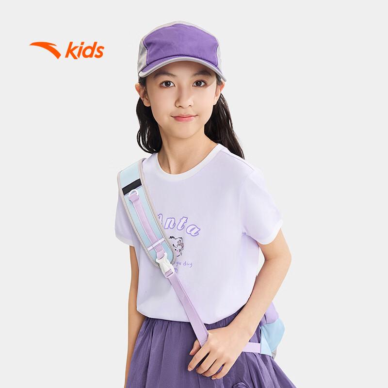 Anta Kids Girls' 2026 Summer Outdoor Camping Knit T-Shirt A62626101