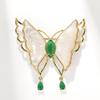 Bo Xin Yun Luxury Butterfly Brooch: Elegant Mother-of-Pearl Accessory Pin