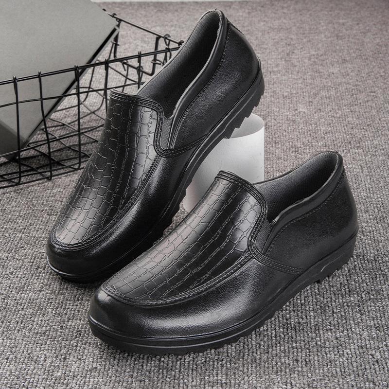 Water Shoes Low-top Spring and Autumn Rain Shoes Men's Fashion Durable Short Tube Light Mouth Rain Boots Non-slip Short