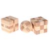 Iq Brain Teaser Kong Ming Lock Wooden Interlocking Burr 3D Puzzles Game Toy Gift