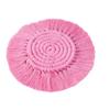 Cup Mat Highly Absorbent Braided Drink Coaster Solid Color Heat-Resistant Reusable Woven Coaster Cup Pad