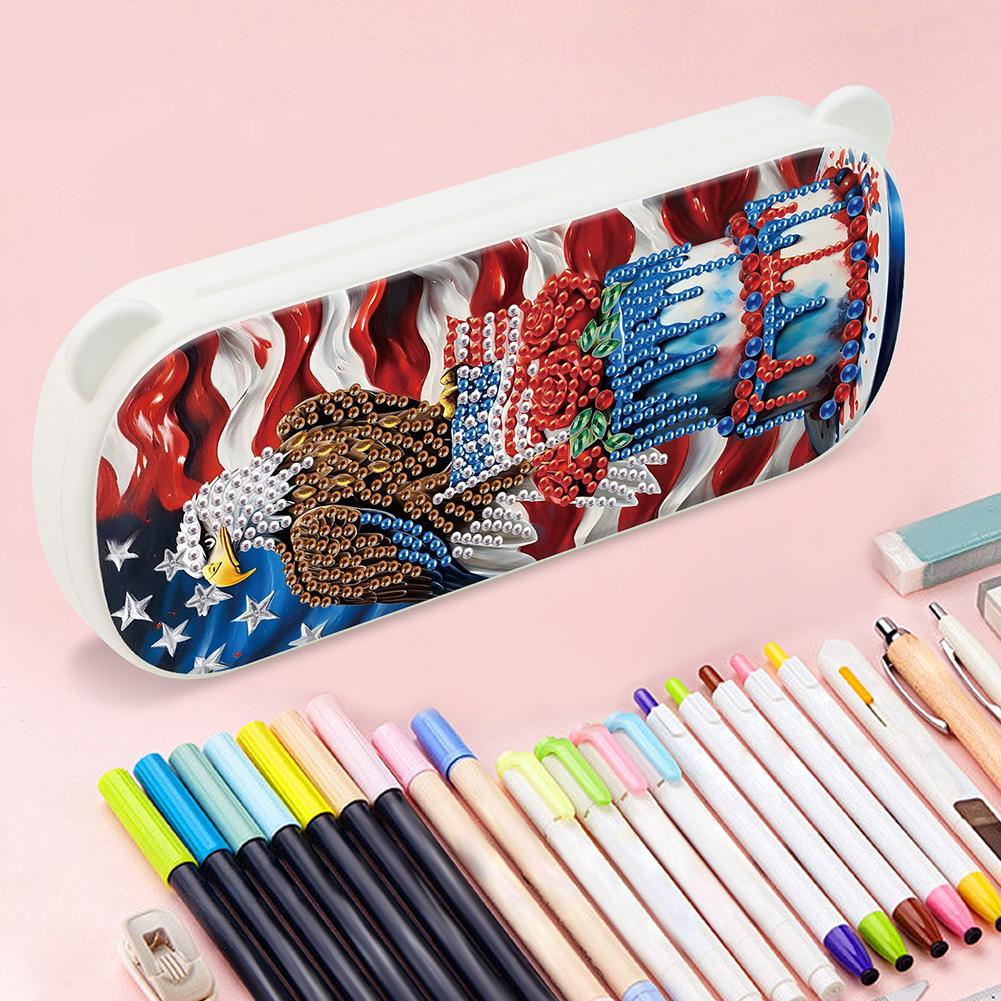 Diamond Painting Storage Box Easter Rhinestone Diamond Painting Box Wooden Jewelry Case Diamond Art Organizer Box for Art Crafts