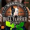 2D Iron Rottweiler Bull Terrier Wall Sign Farmhouse Man Cave Garage Art Decor