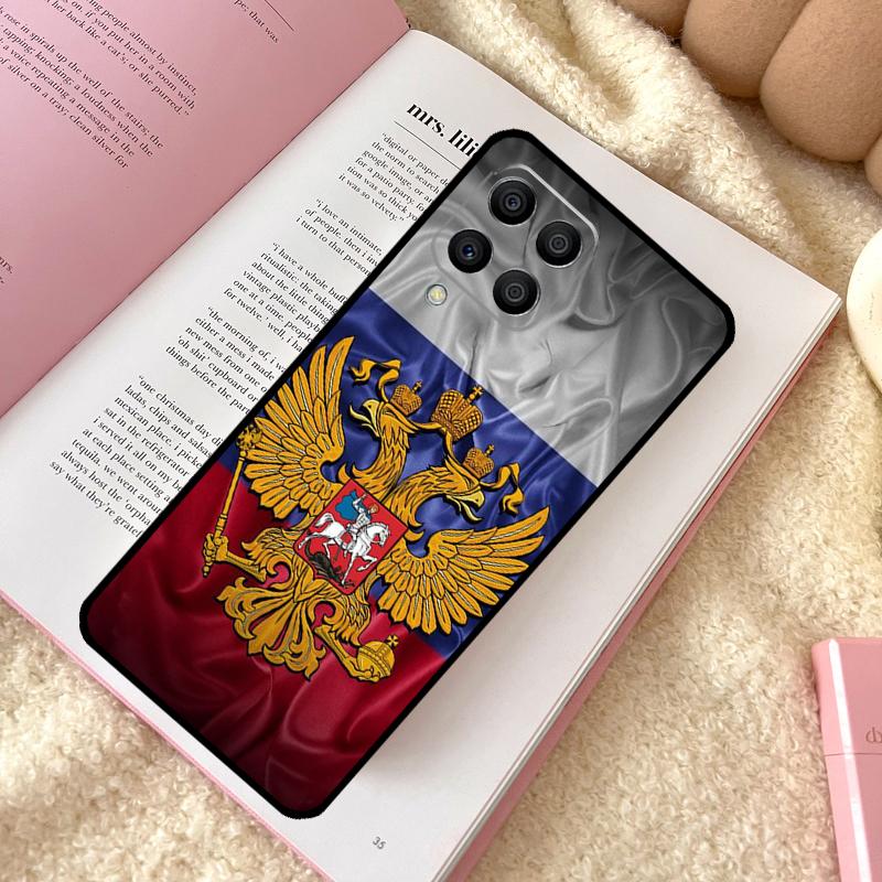 Russia Russian Flags Emblem Case For Samsung Galaxy M12 M14 M11 M13 M15 M06 M16 M36 M56 M31 M53 M32 M52 M35 M55 M34 M54