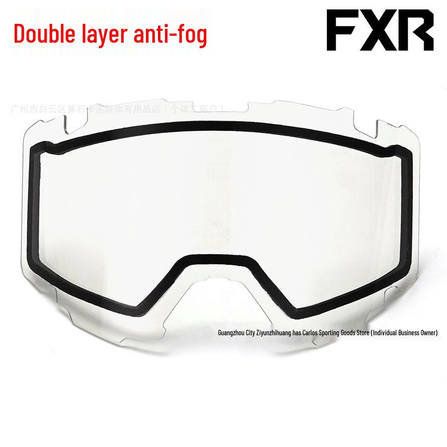 FXR Double-Layer Anti-Fog Goggles for Motorcycle, Off-Road, Mountain Biking & Skiing