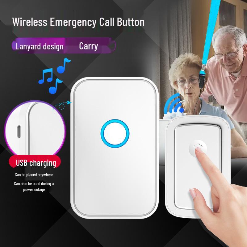 Elderly Wireless Bedside Emergency Call Button No