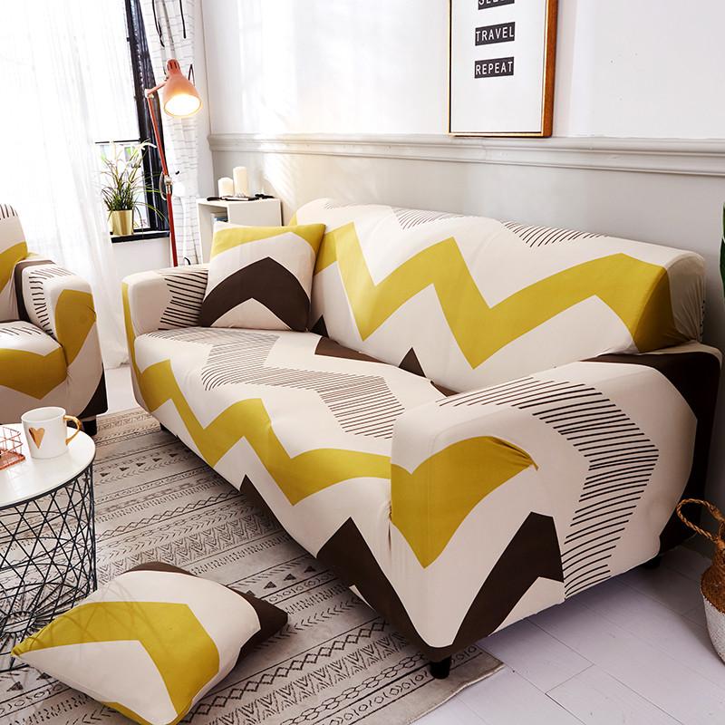 Modern Elastic Sofa Covers for Living Room Sectional Corner Sofa Cover Slipcovers Couch Cover Chair Protector 1/2/3/4 Seater