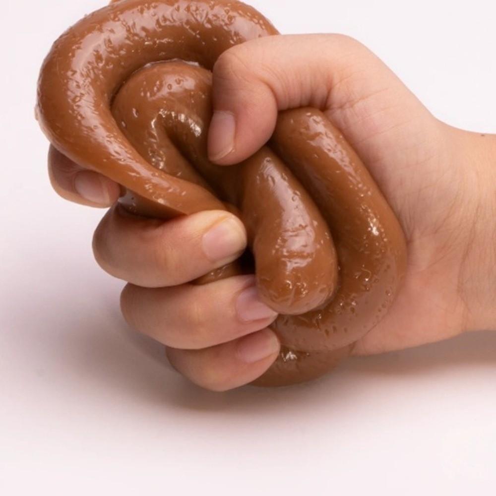 Creative Fake Poop Squeeze Toys Anxiety Relief Prank Toys Portable Funny Shit  Pinch  Joke Props