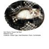 Plüsch-Katzenbett mit Kapuze, halbgeschlossenes beruhigendes Nest, selbstwärmende Höhle, gemütliches Bett für Wohnungskatzen oder kleine Hunde, abnehmbarer waschbarer Bezug mit
