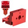 Efficient Extruder Heat Sink Block, Aluminum Alloy Cooling for K1 3D Printer Ceramic Hotend, Compatible with Ceramic Hotend for K1 3D Printer