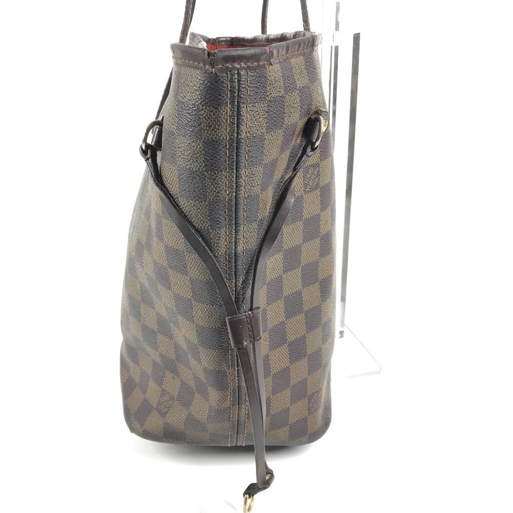 Louis Vuitton N51105 Damier Neverfull MM Shoulder Bag Tote Bag Canvas Ebene