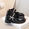Summer New Fashion Girls Comfortable Soft Sole Leather Shoes